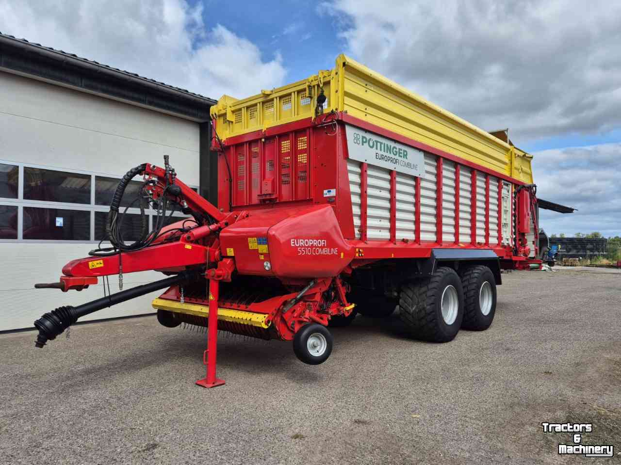 Opraapwagen Pottinger Europrofi 5510 Combiline opraapwagen stalvoeren