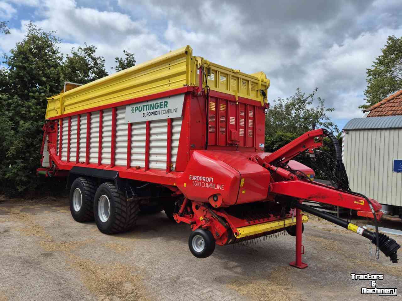 Opraapwagen Pottinger Europrofi 5510 Combiline opraapwagen stalvoeren