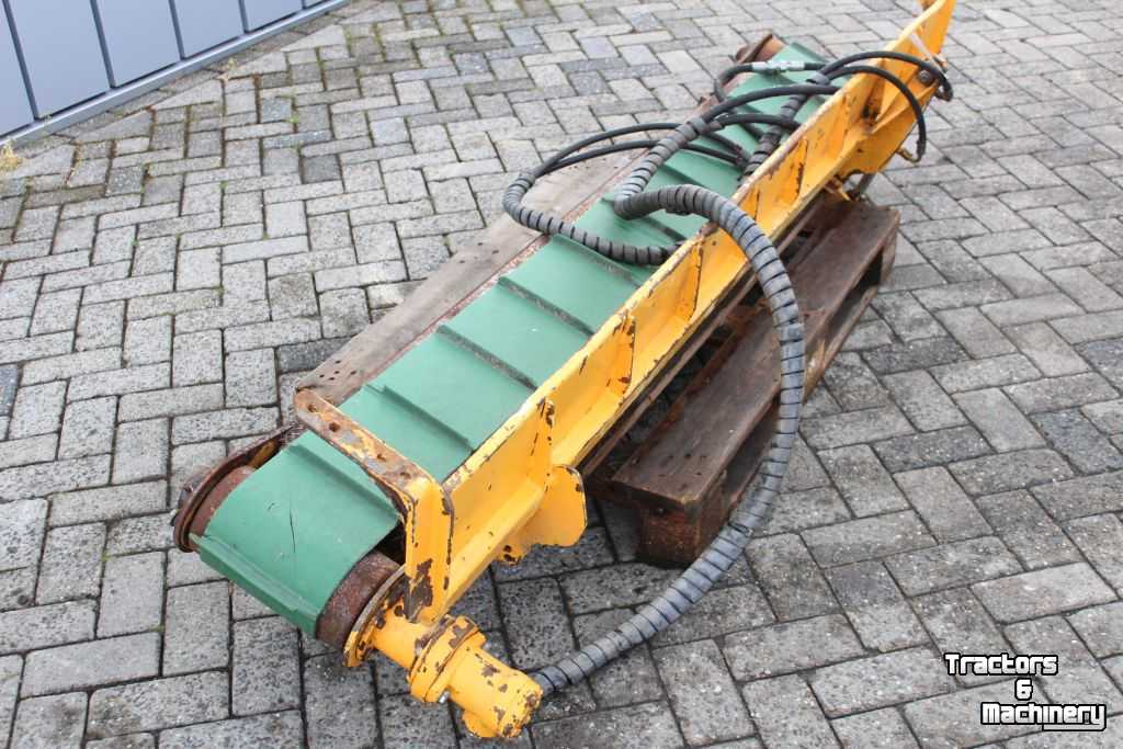 Klepelmaaier Herder 225 cm transportband Förderband conveyor belt