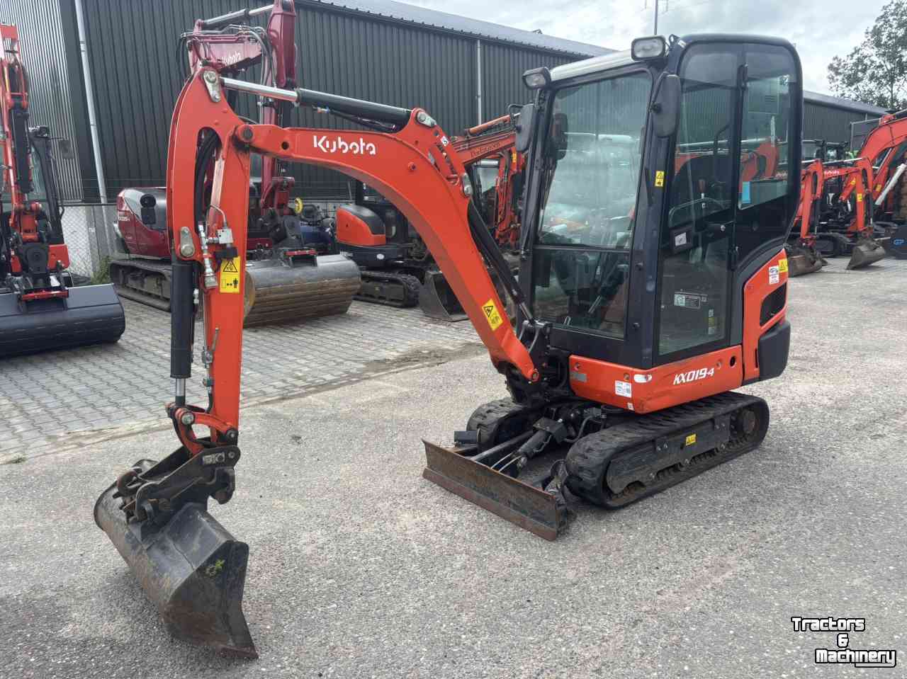 Mini-graver / Mini-graafmachine Kubota KX019-4