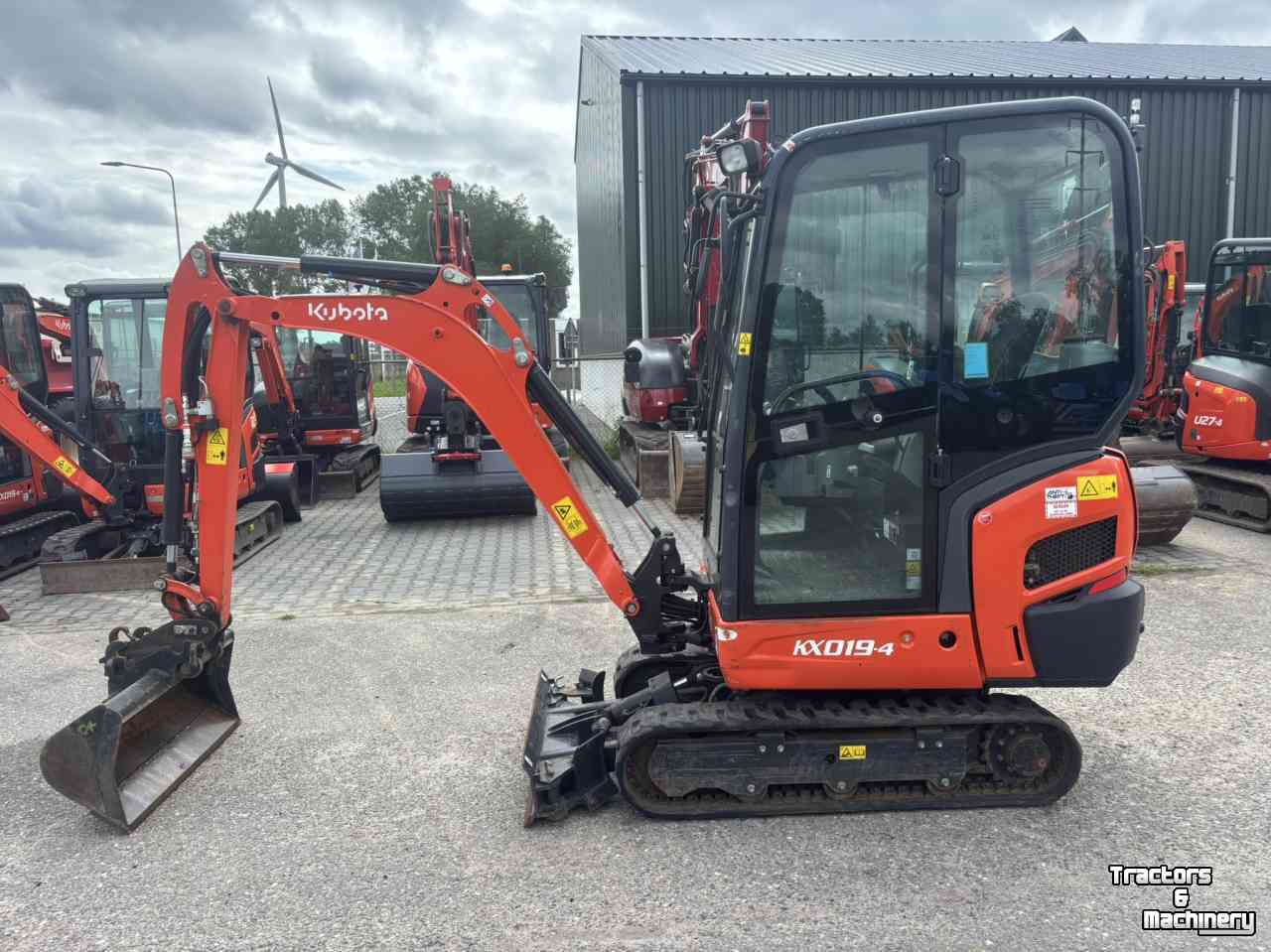 Mini-graver / Mini-graafmachine Kubota KX019-4