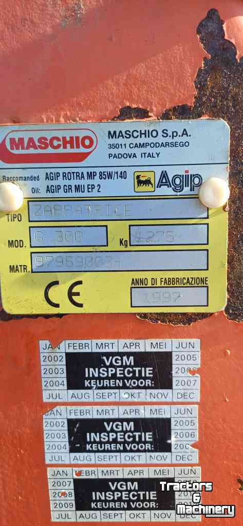 Grondfrees Maschio G300 messenfrees