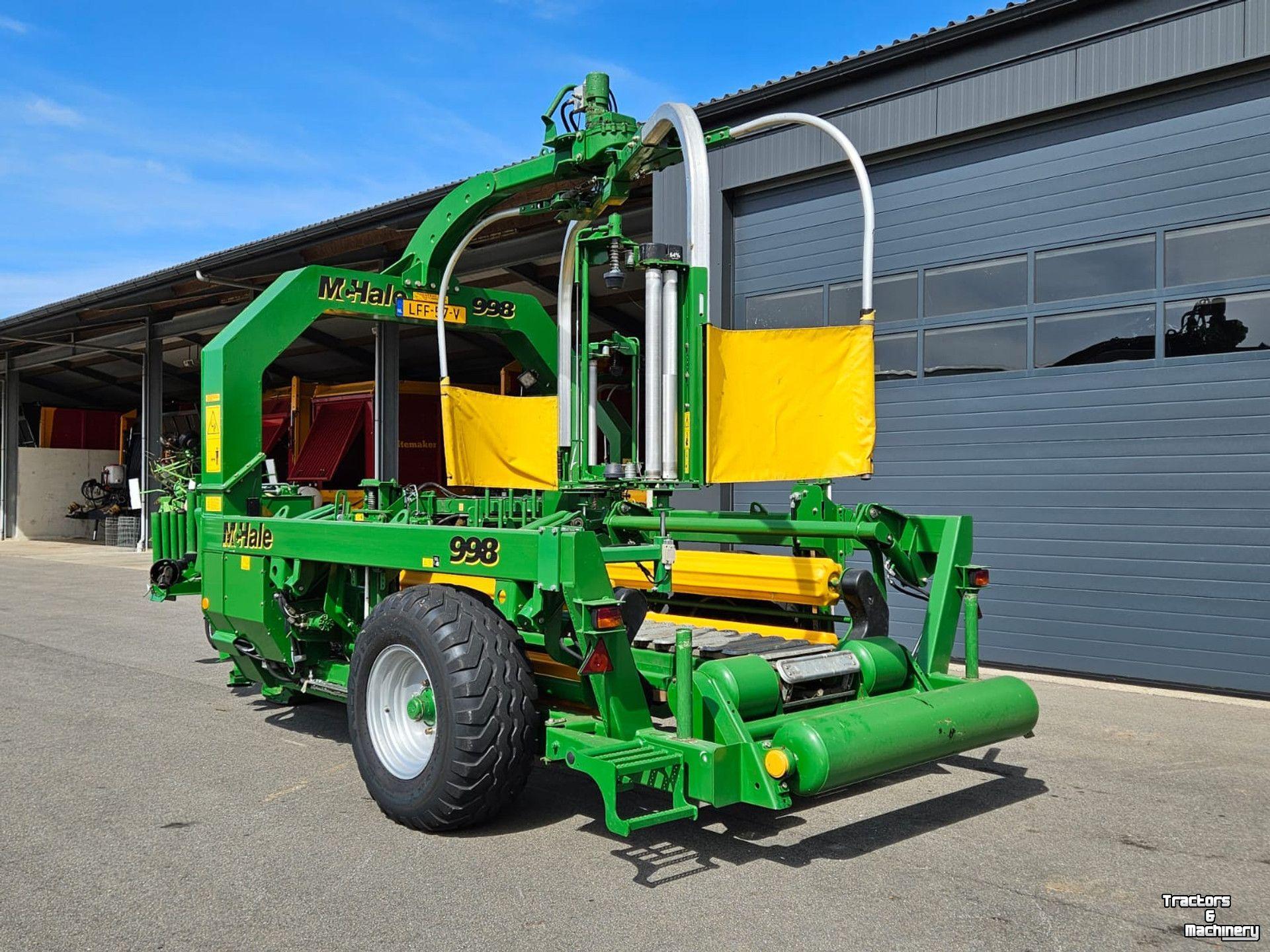 Wikkelaars McHale 998 balenwikkelmachine