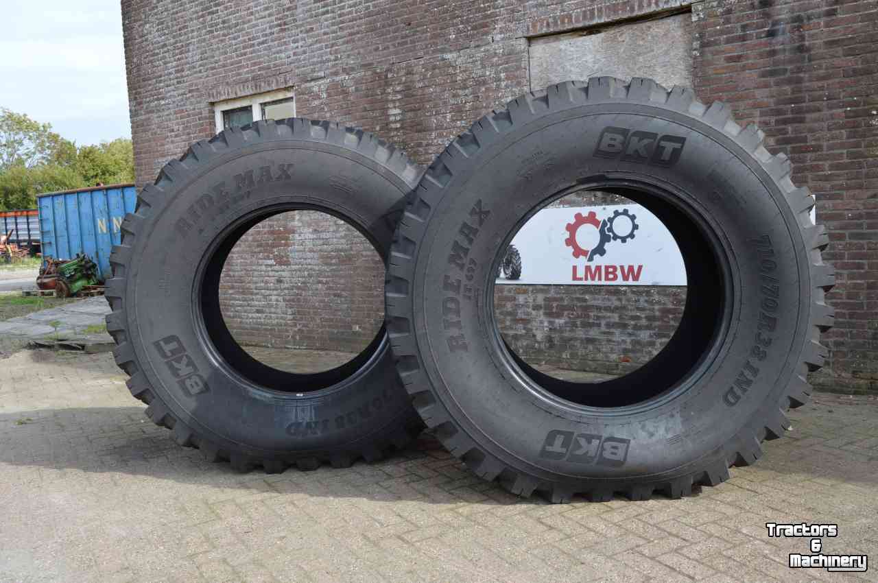 Wielen, Banden, Velgen & Afstandsringen BKT ridemax 697 710/70r38 90%