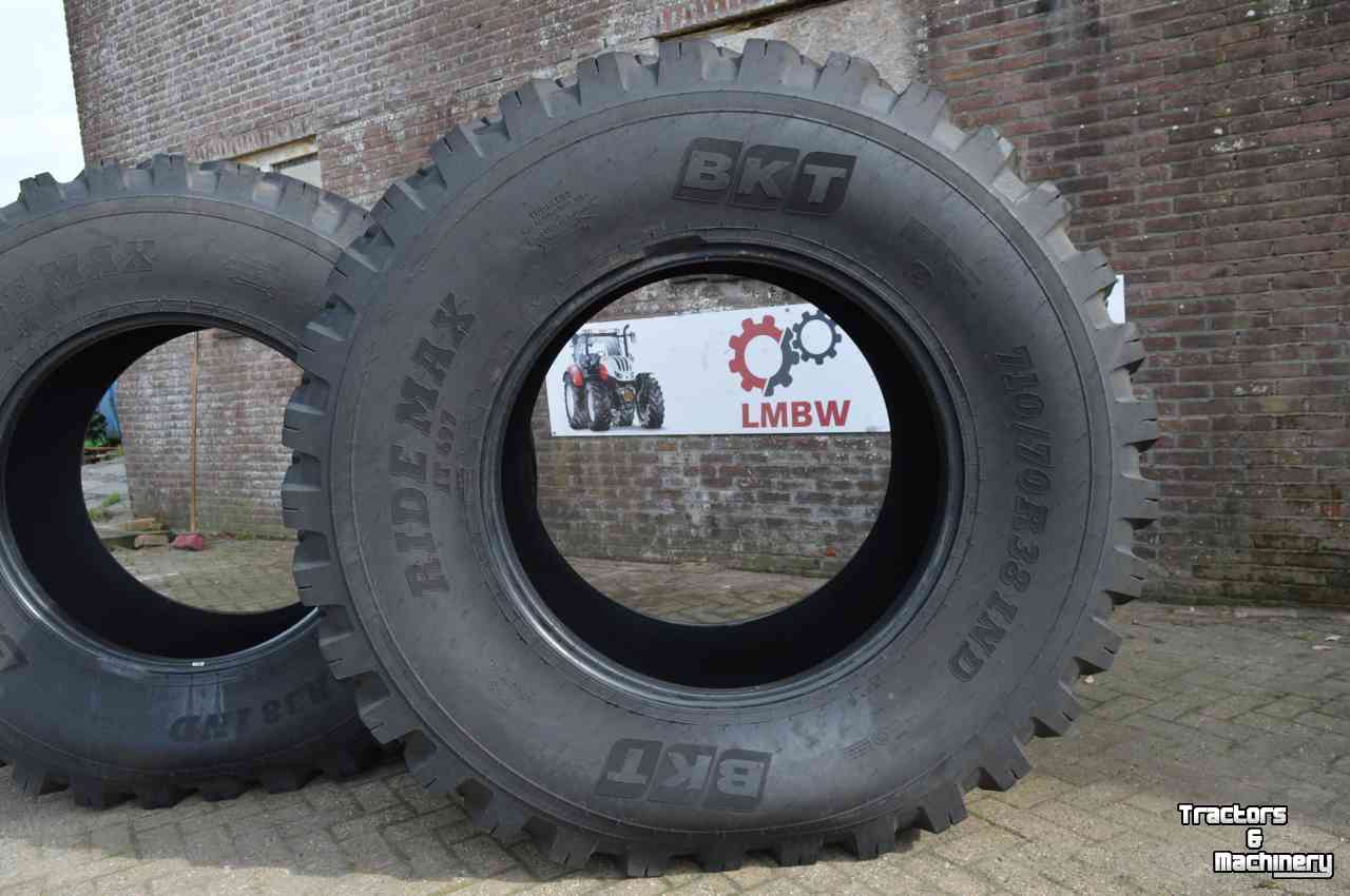 Wielen, Banden, Velgen & Afstandsringen BKT ridemax 697 710/70r38 90%