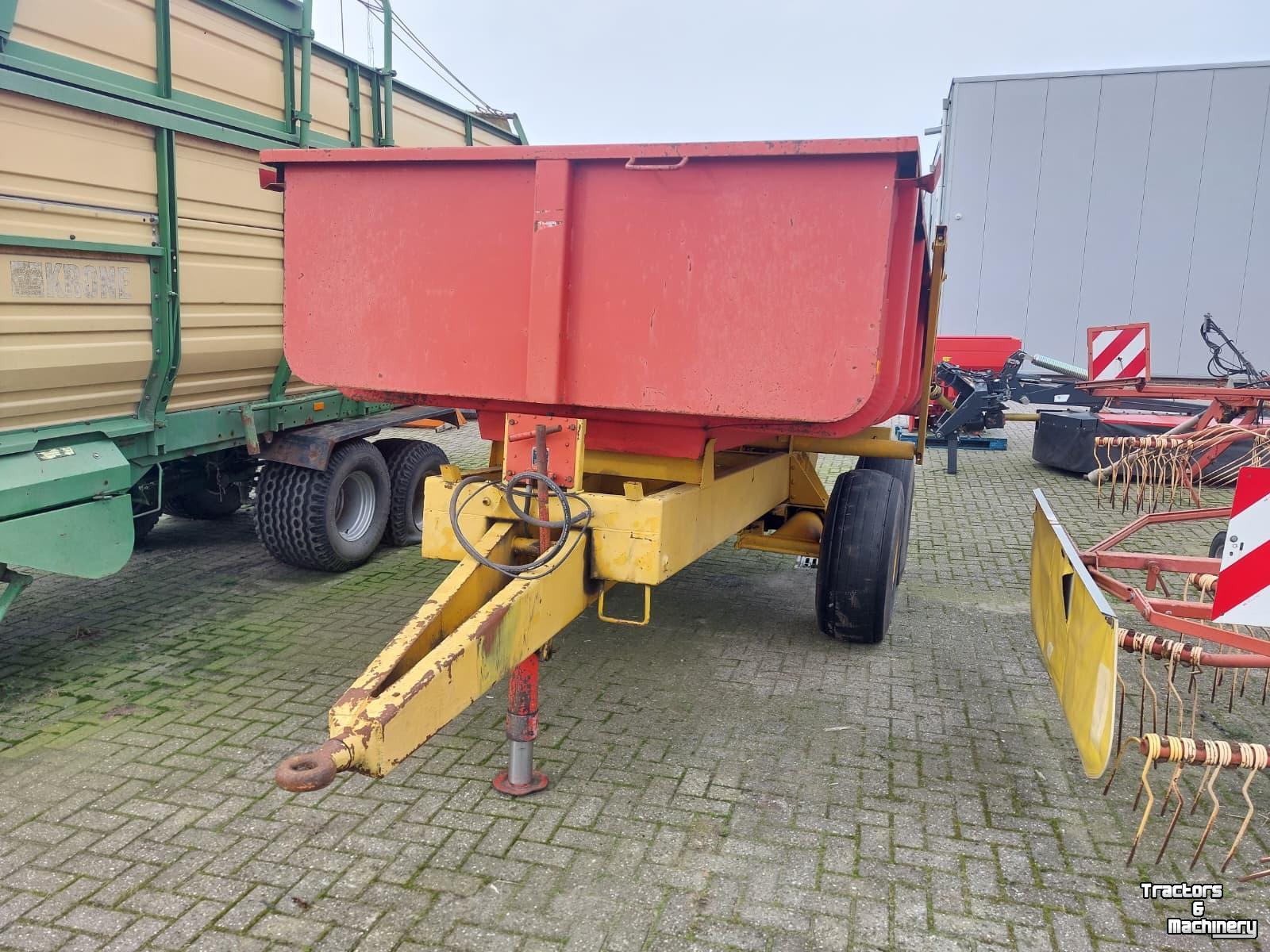Kipper / Kiepwagen / Landbouwkipper Schuitemaker 8 Tons