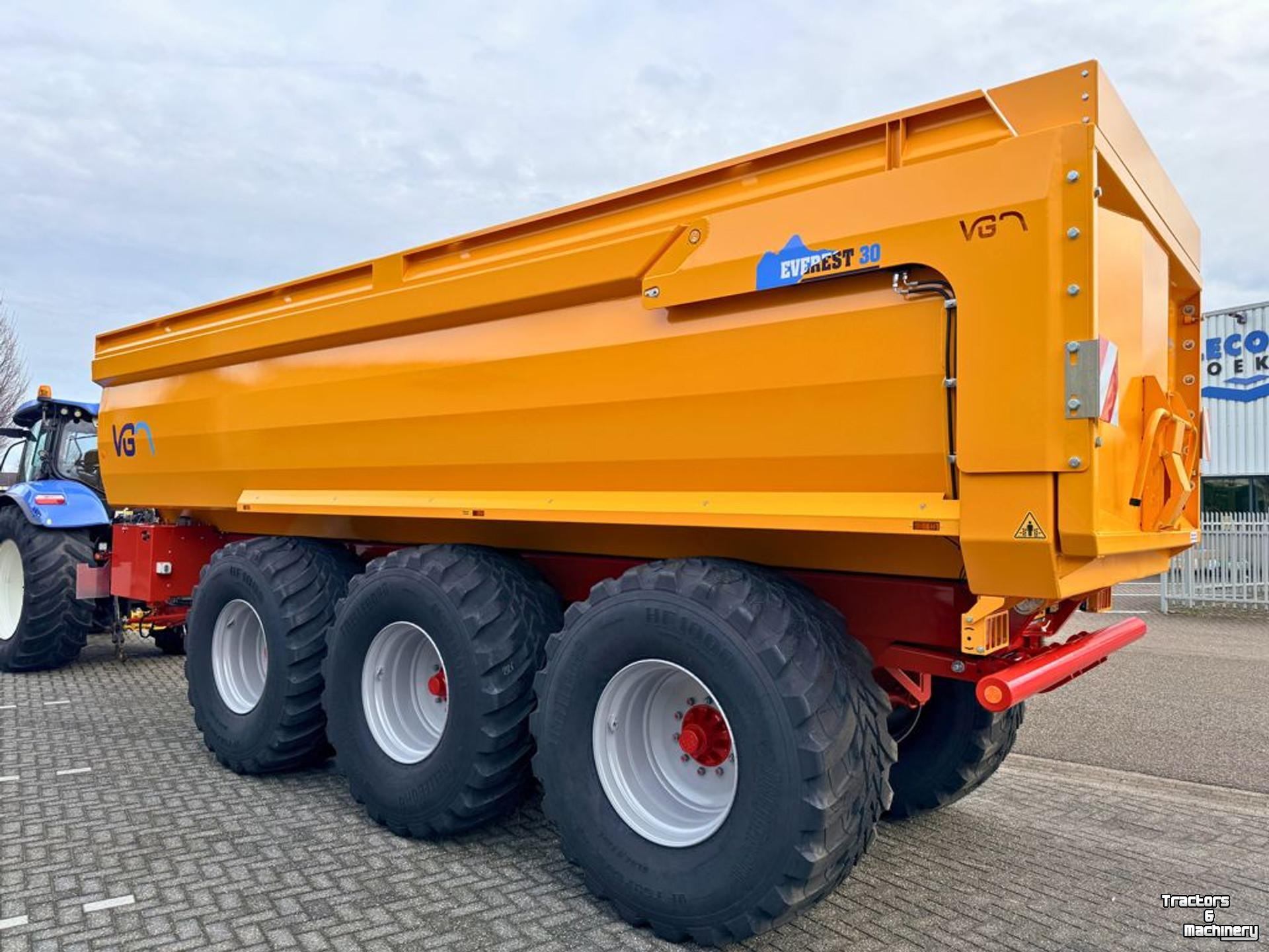 Kipper / Kiepwagen / Landbouwkipper VGM Everest 30 Landbouwkipper