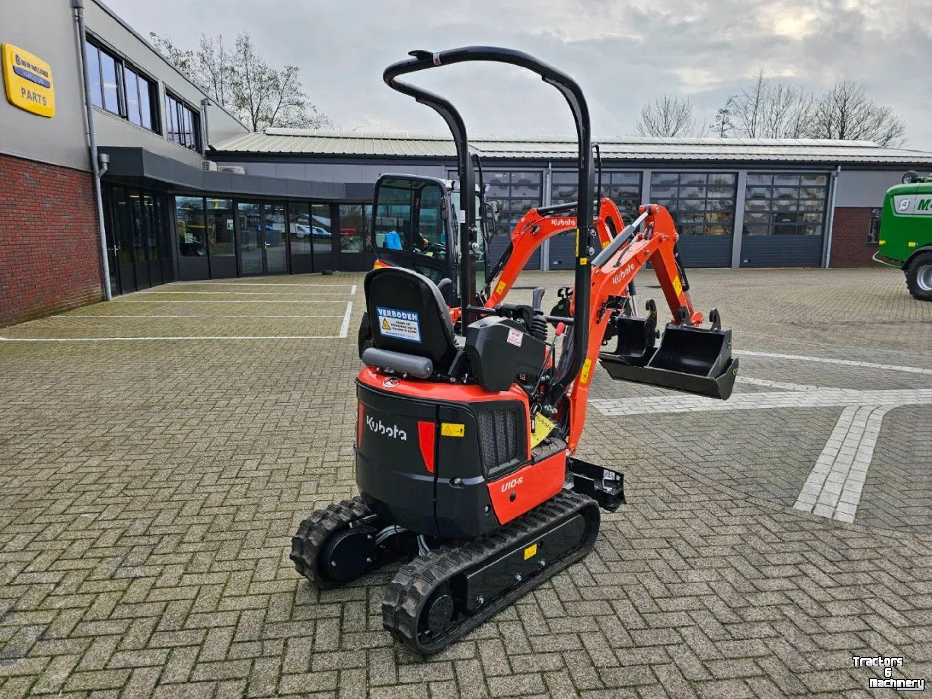 Mini-graver / Mini-graafmachine Kubota U10-5