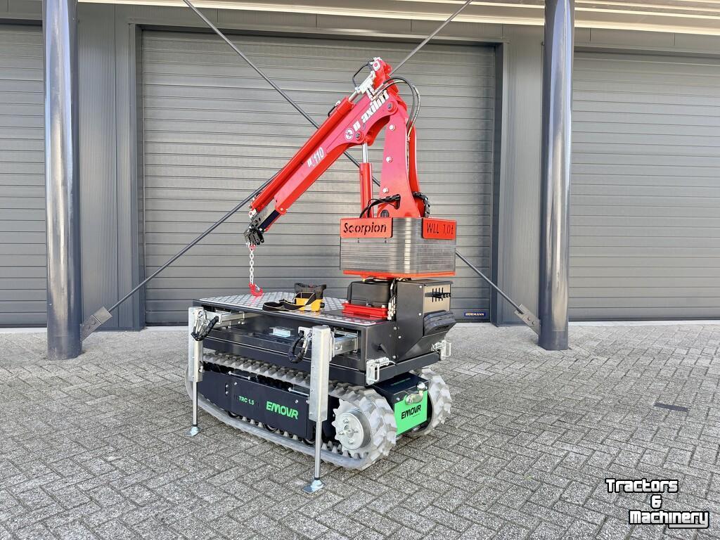 Rupskraan / Graafmachine op rupsen  Emovr TRC1.5 Hydraulische-kraan 1000Kg - 1M