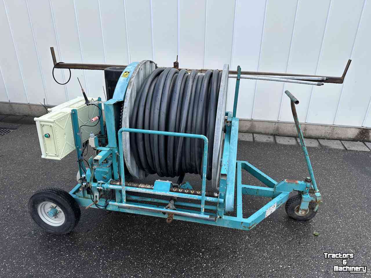 Slanghaspel Irriland Irriland 100/40/110 slangenhaspel gegalvaniseerd, 110 meter x 40 mm ø, met afstandsbediening