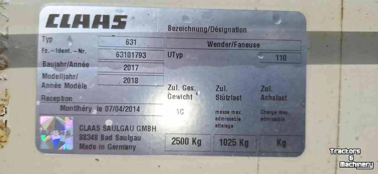 Schudder Claas Volto 1300 T