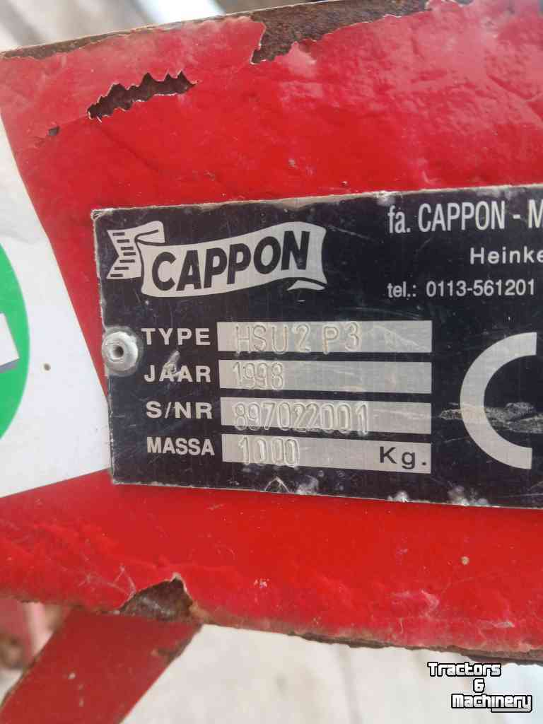 Woeler / Diepwoeler / Voorzetwoeler Cappon HSU2P3