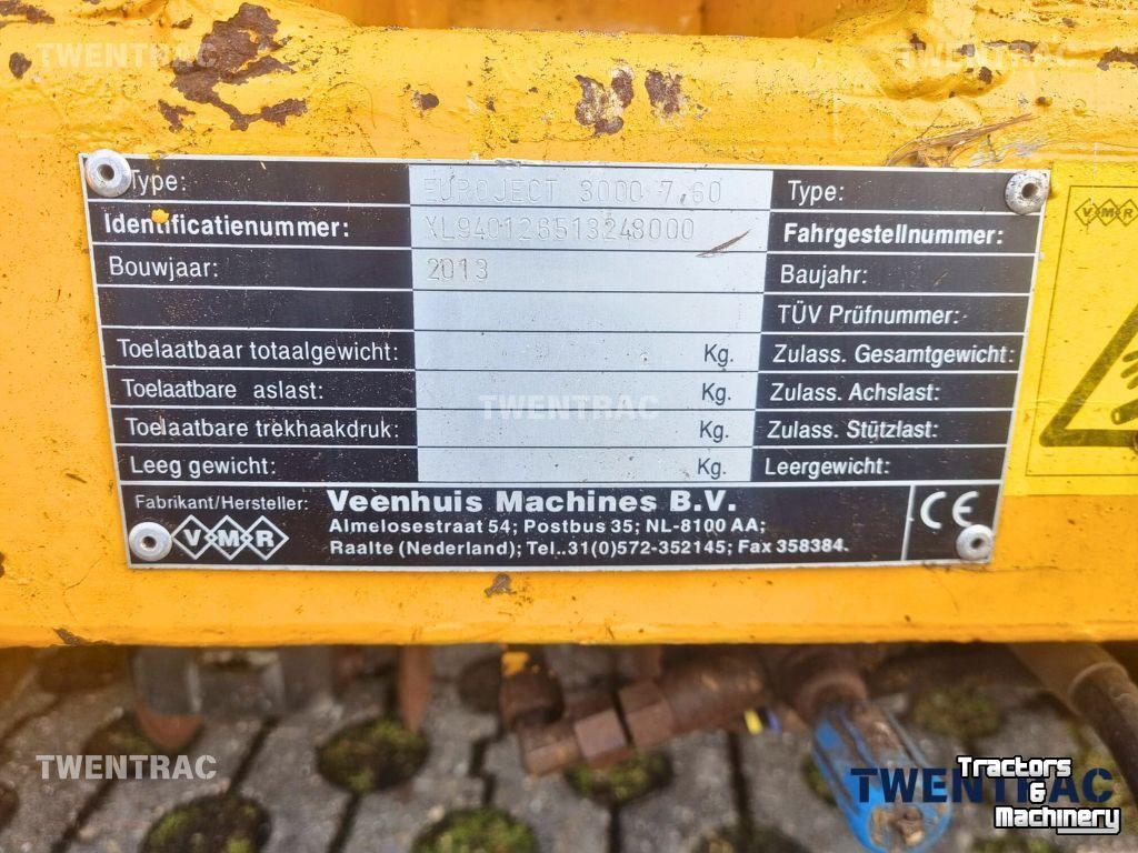 Zodebemester Veenhuis Euroject 3000 7.60 mtr. bemester