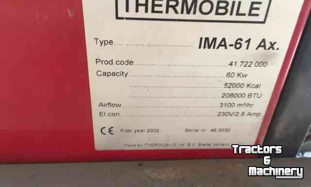 Overige Thermobile IMA 61 ax 60 kw Heater