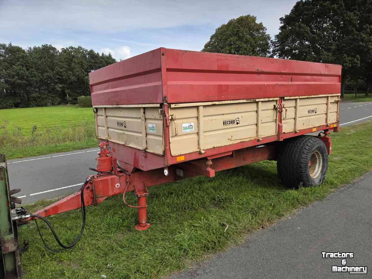 Kipper / Kiepwagen / Landbouwkipper Record Record SP 60 3 zijdige kipper 6 ton