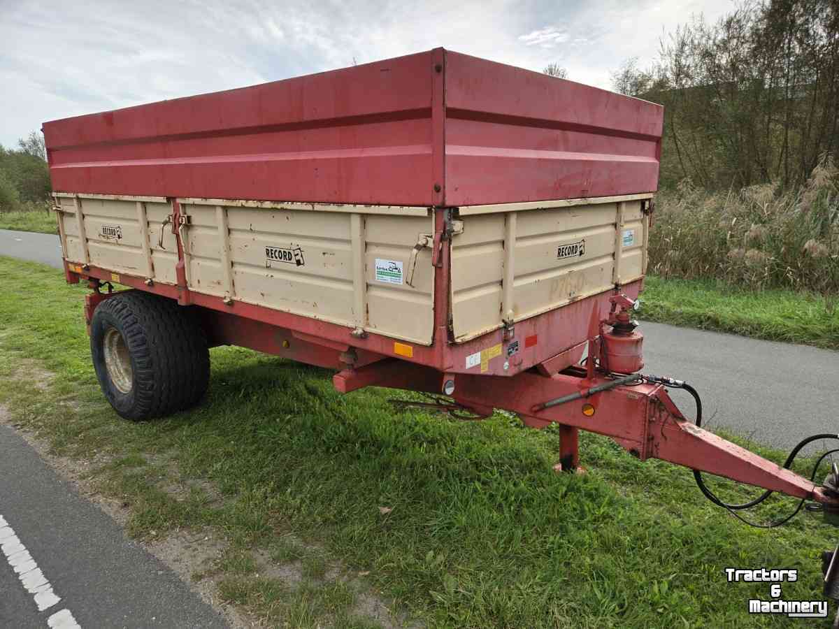 Kipper / Kiepwagen / Landbouwkipper Record Record SP 60 3 zijdige kipper 6 ton