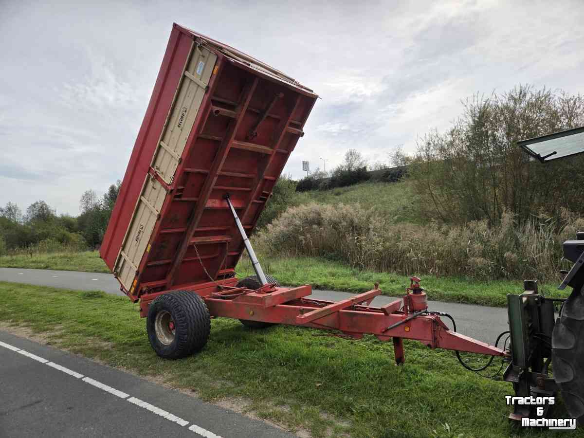 Kipper / Kiepwagen / Landbouwkipper Record Record SP 60 3 zijdige kipper 6 ton
