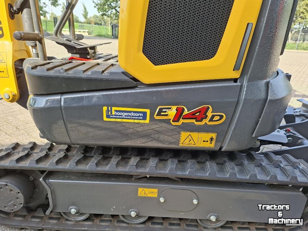 Mini-graver / Mini-graafmachine New Holland E14D