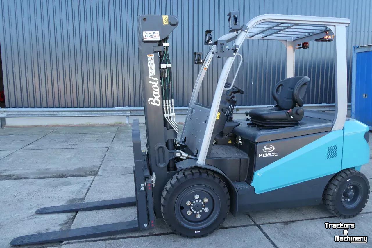 Heftruck Baoli Elektrisch Overjarig weinig uren!! Lease &euro; 340,-- p/m!!* KBE35