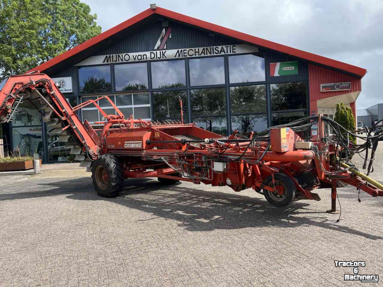 Uienrooier Grimme DL 1500, uienrooier, egelband
