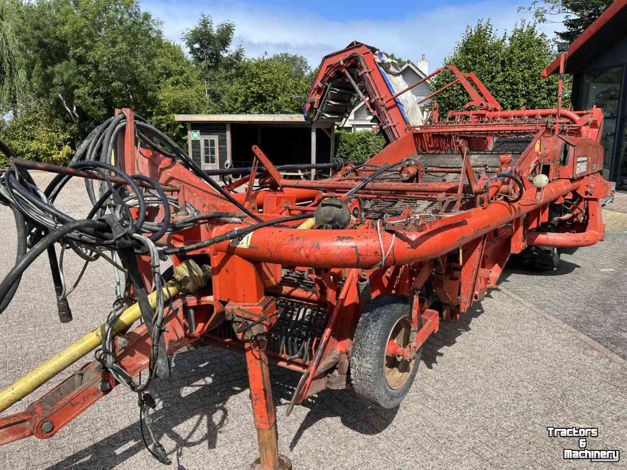 Uienrooier Grimme DL 1500, uienrooier, egelband