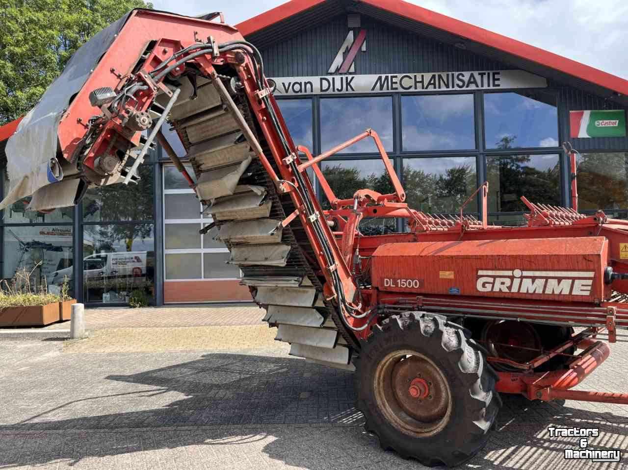 Uienrooier Grimme DL 1500, uienrooier, egelband