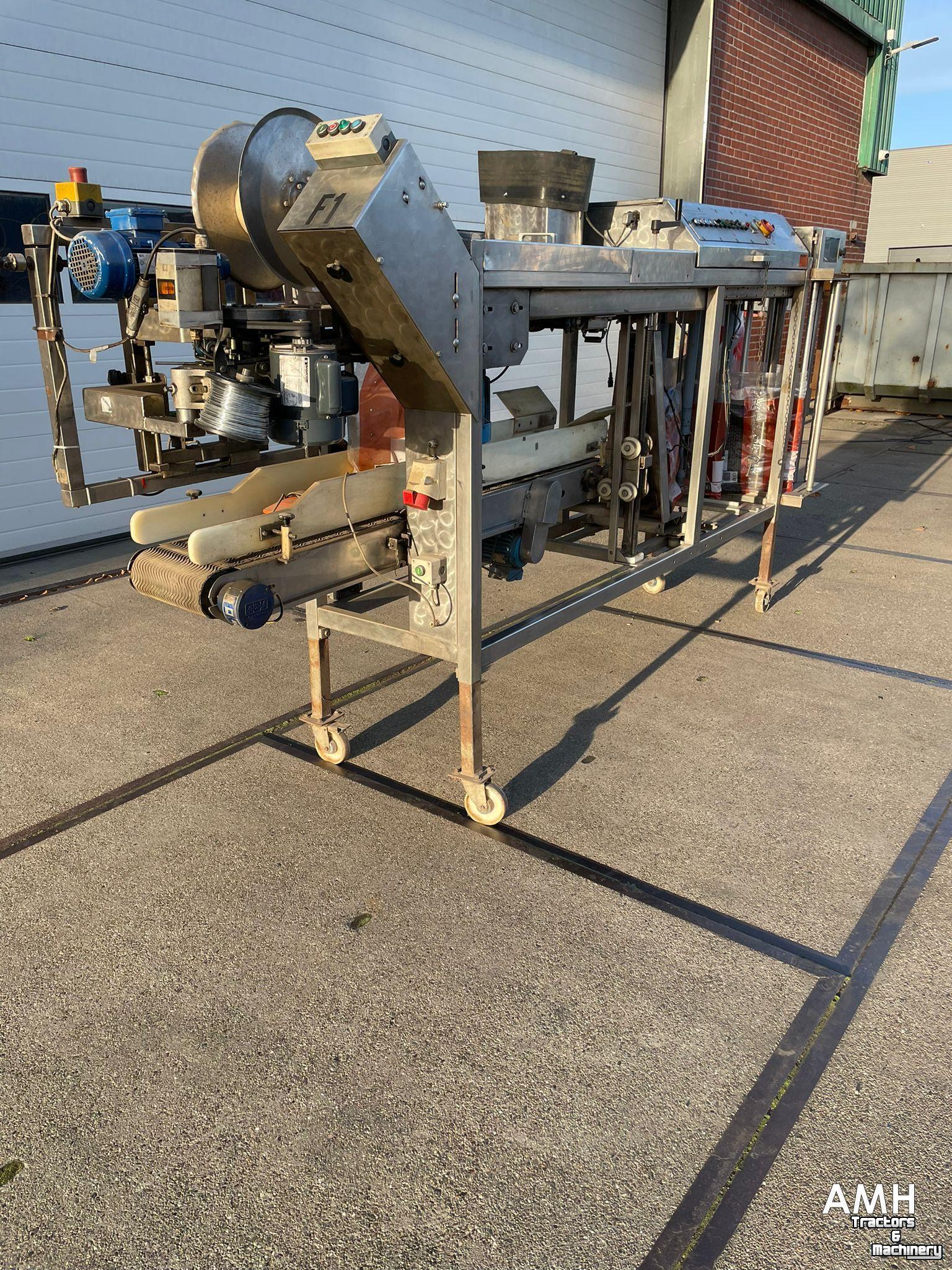 Overige inschuurmachines en toebehoren  Folieverpakker met clipper 3600X1000 Gillenkirch folie rol verpakkingsmachine verpakker PE verpackungsmachine