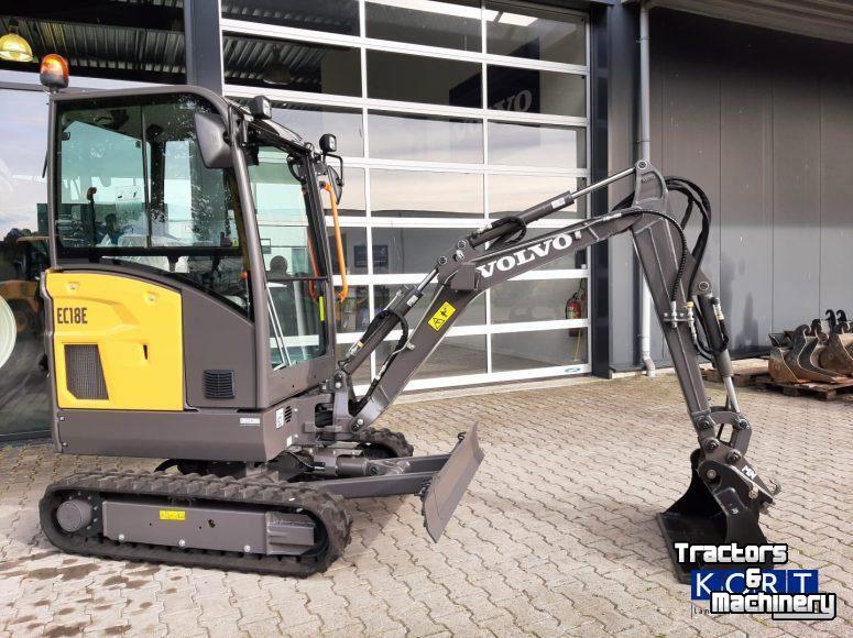 Mini-graver / Mini-graafmachine Volvo EC18E