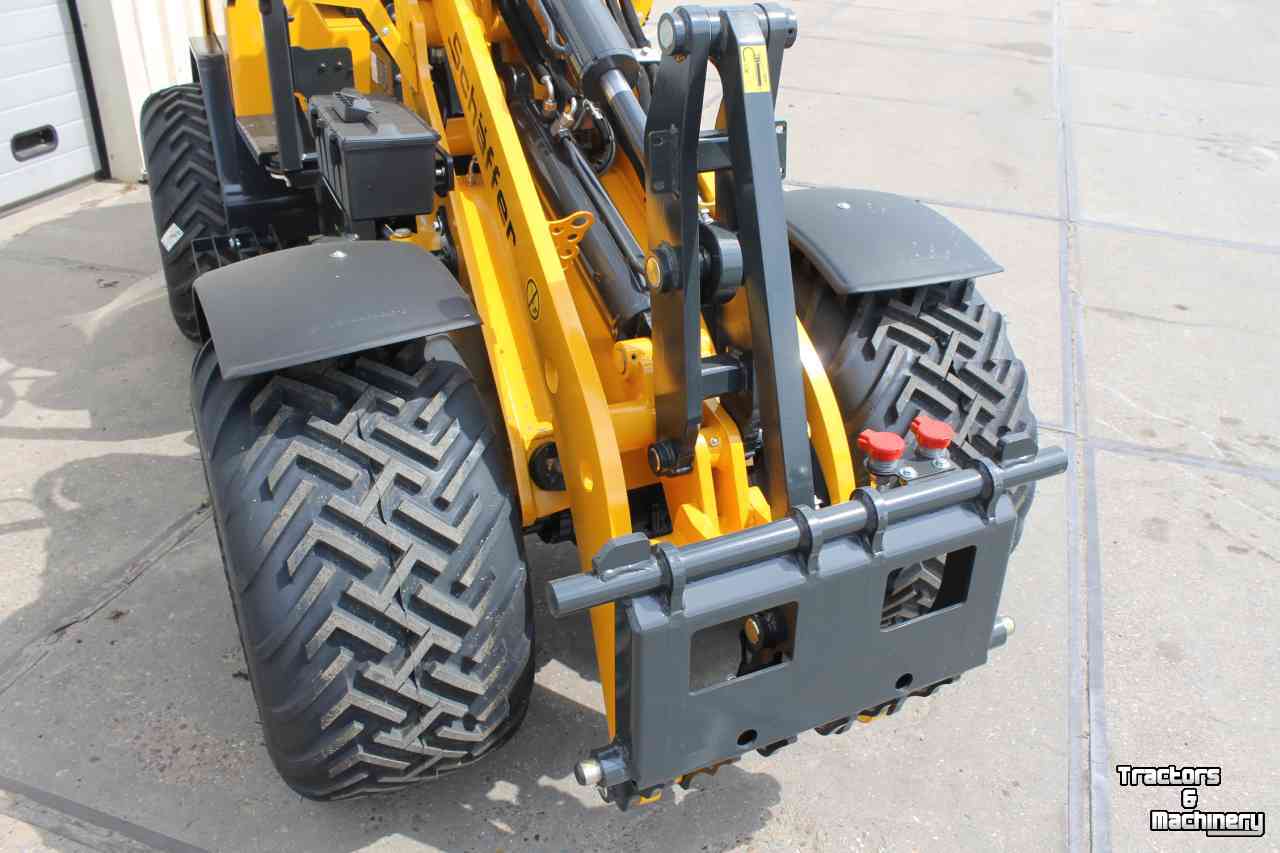 Shovel / Wiellader Schäffer 2445S minishovel shovel wiellader gele bouwmachinelijn