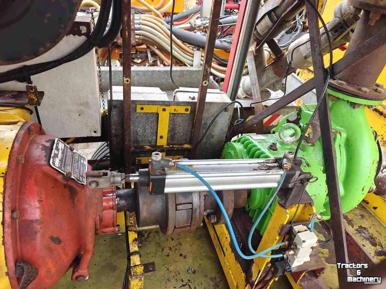 Mestsleepslang-systeem Agito PW motorpomp