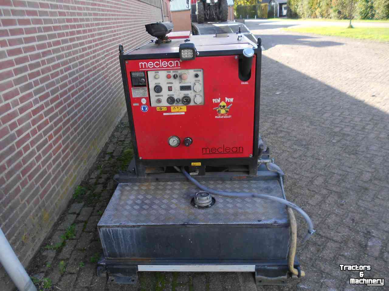 Hogedrukreiniger Warm/Koud Meclean mobiel warm water reiniger unit