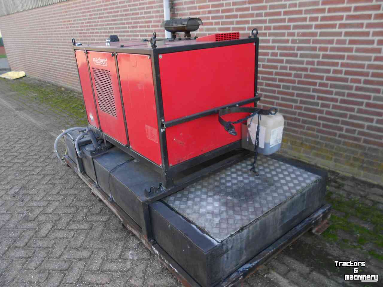 Hogedrukreiniger Warm/Koud Meclean mobiel warm water reiniger unit