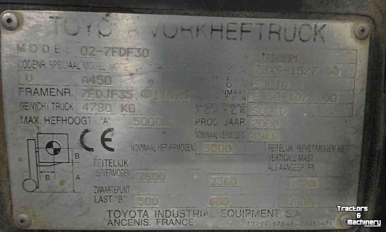 Heftruck Toyota 02-7FDF30