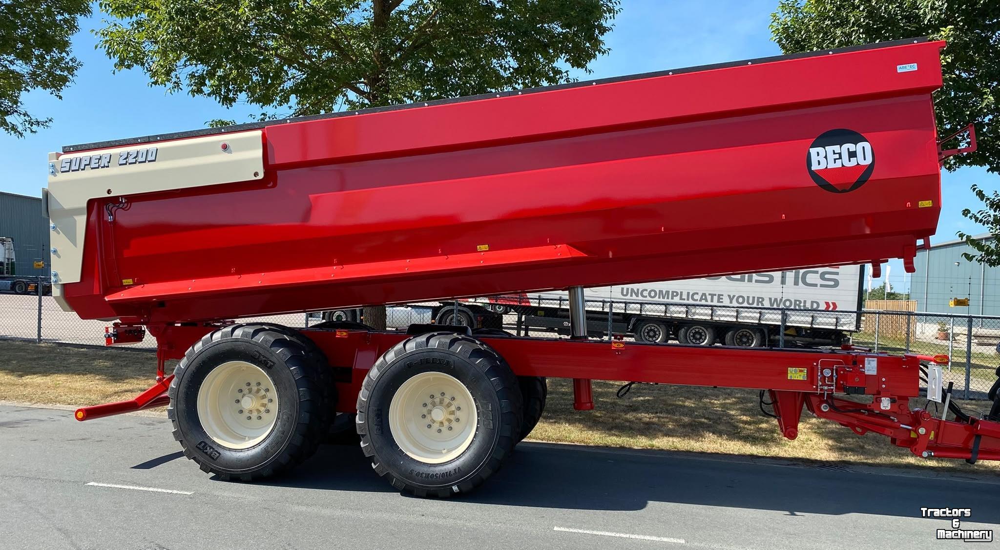 Kipper / Kiepwagen / Landbouwkipper Beco -Super 2200