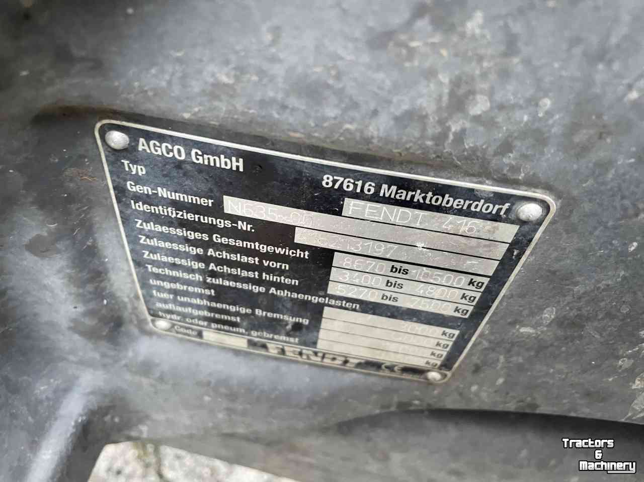 Tractor / Trekker Fendt 516 Vario Profi TMS