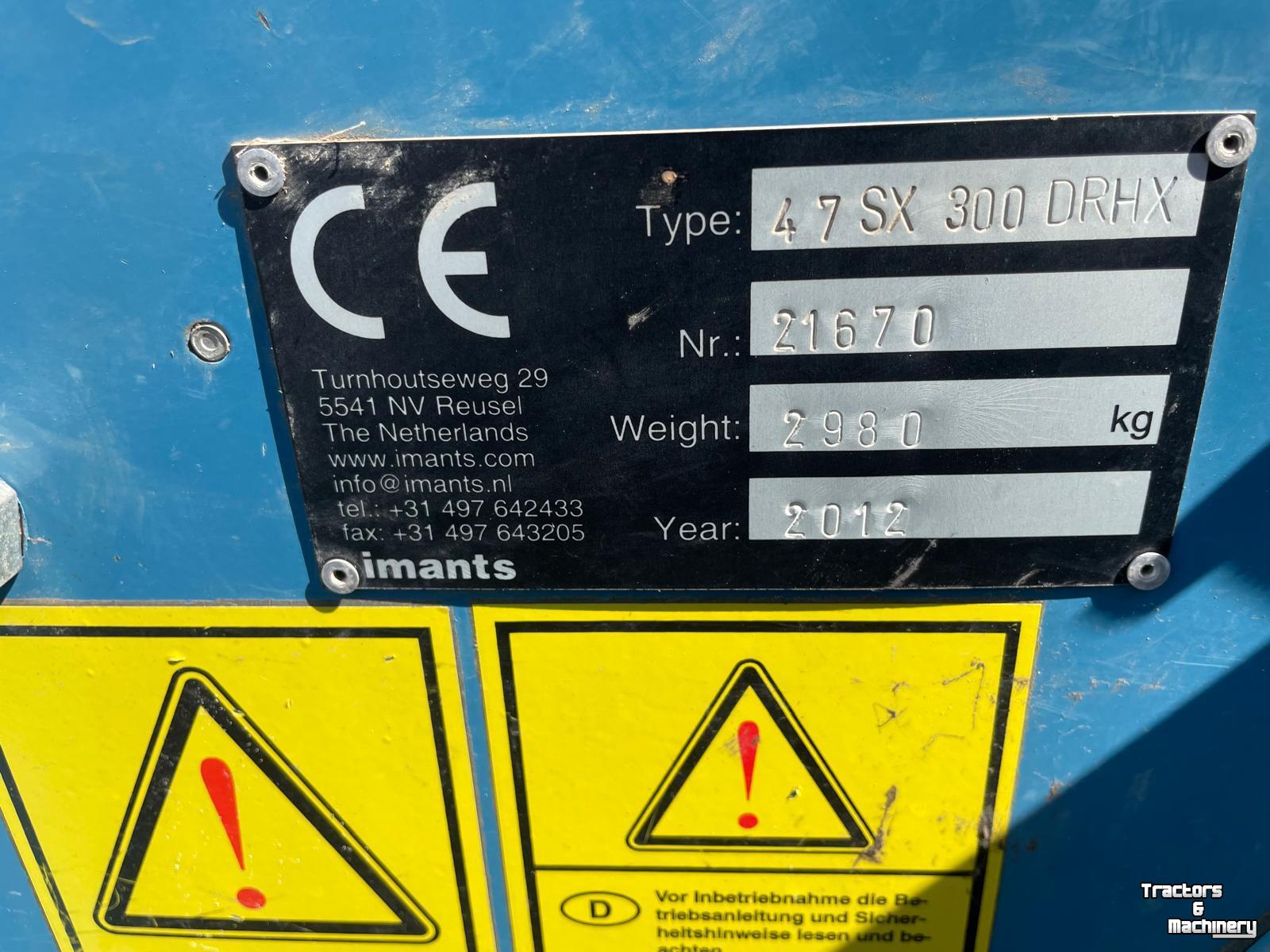 Spitmachine Imants 47 SX 300 DRHX met hef