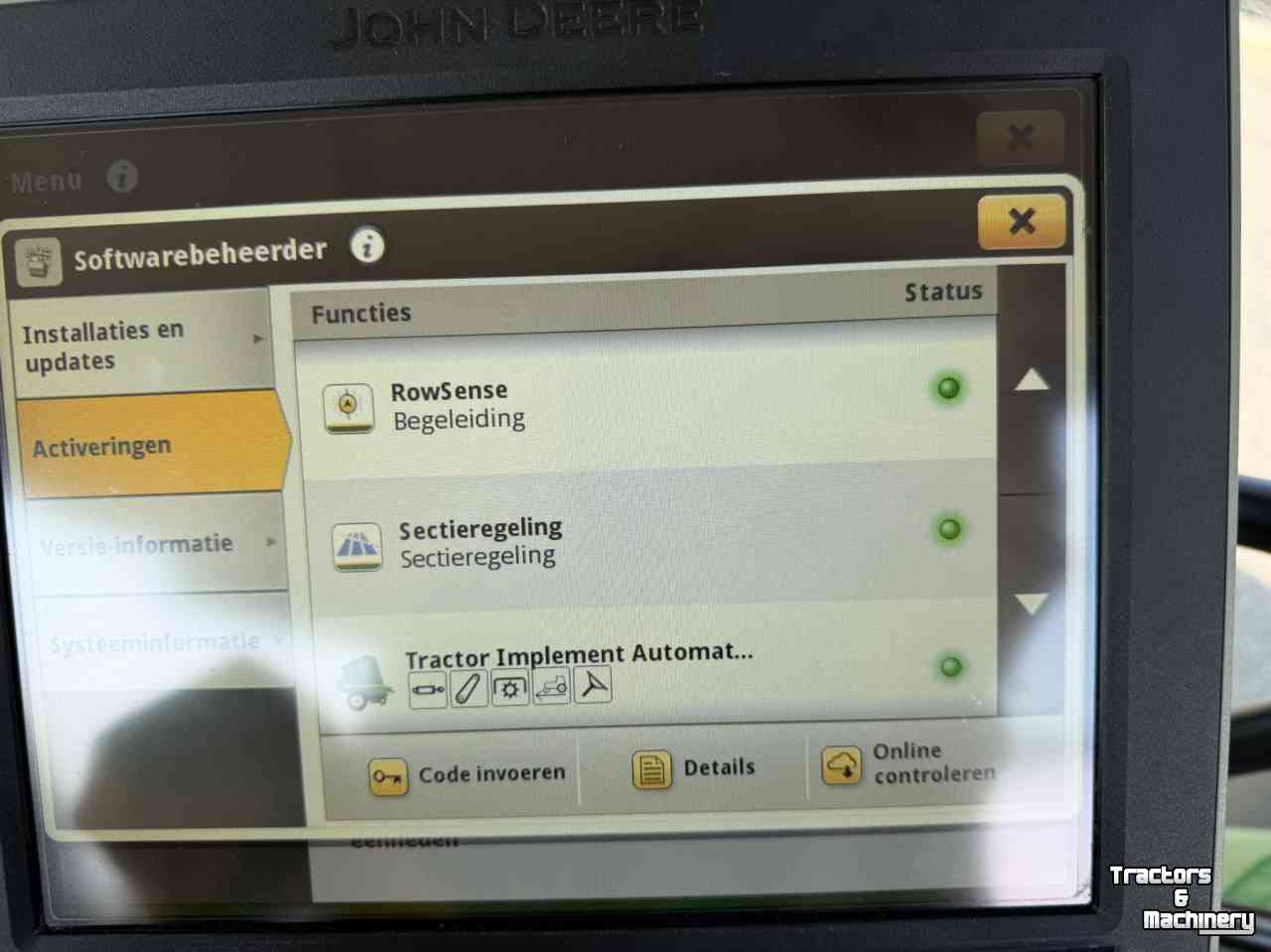 Tractor / Trekker John Deere 6130R 50 KM Command pro