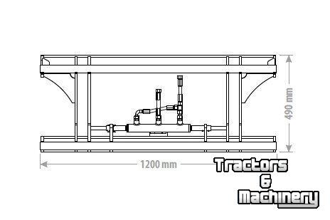 Adapters / Verloopadapters Qmac MERKADAPTER EURO HD 3000KG HYDR.