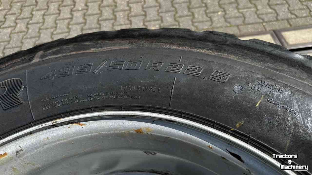 Wielen, Banden, Velgen & Afstandsringen Good Year 2x Goodyear 435/50R22.5