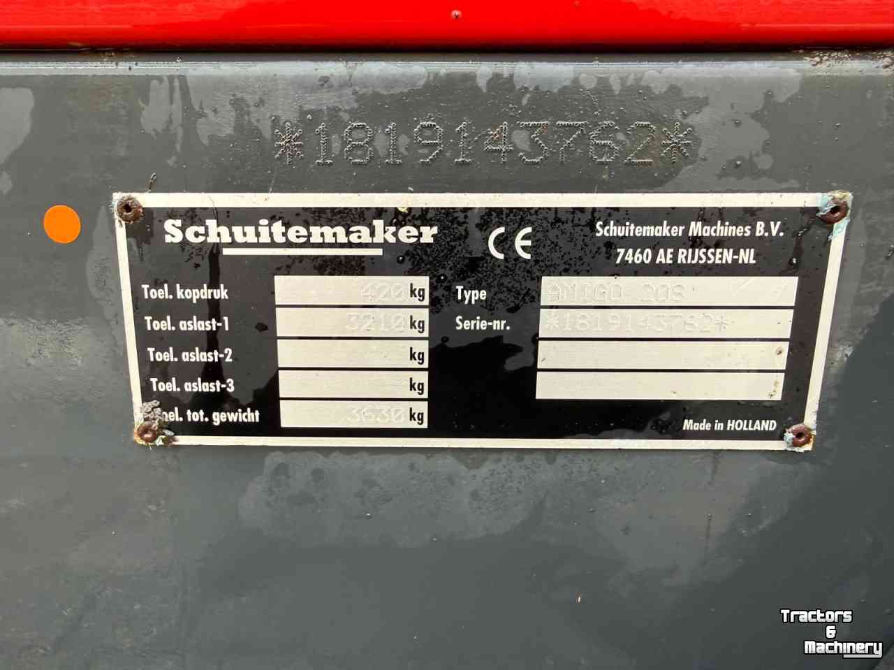 Blokkendoseerwagen Schuitemaker 30 S