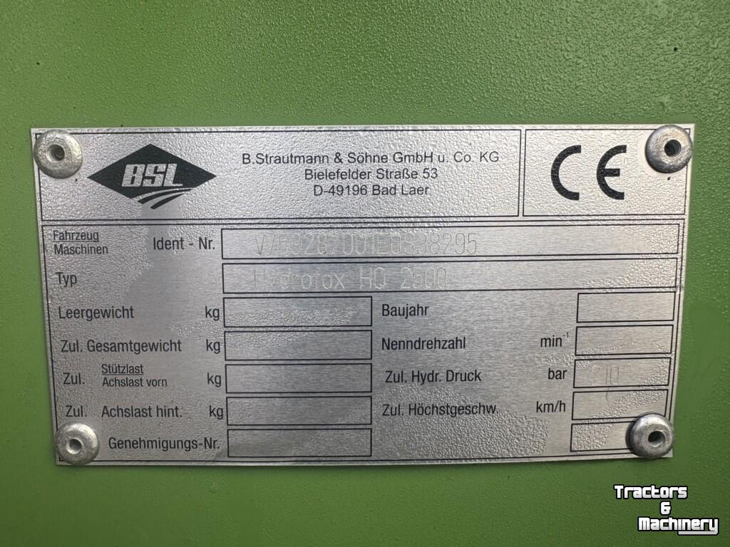 U-snijder / Kuilvoersnijder Strautmann Hydrofox HQ 2500