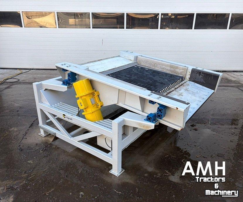 Sorteermachine Eqraft TZ1250  Tril voorsorteerder afstaarter, Vibrating pre-grader with topper, Vibrations-Vorsortierer mit Entstieler
