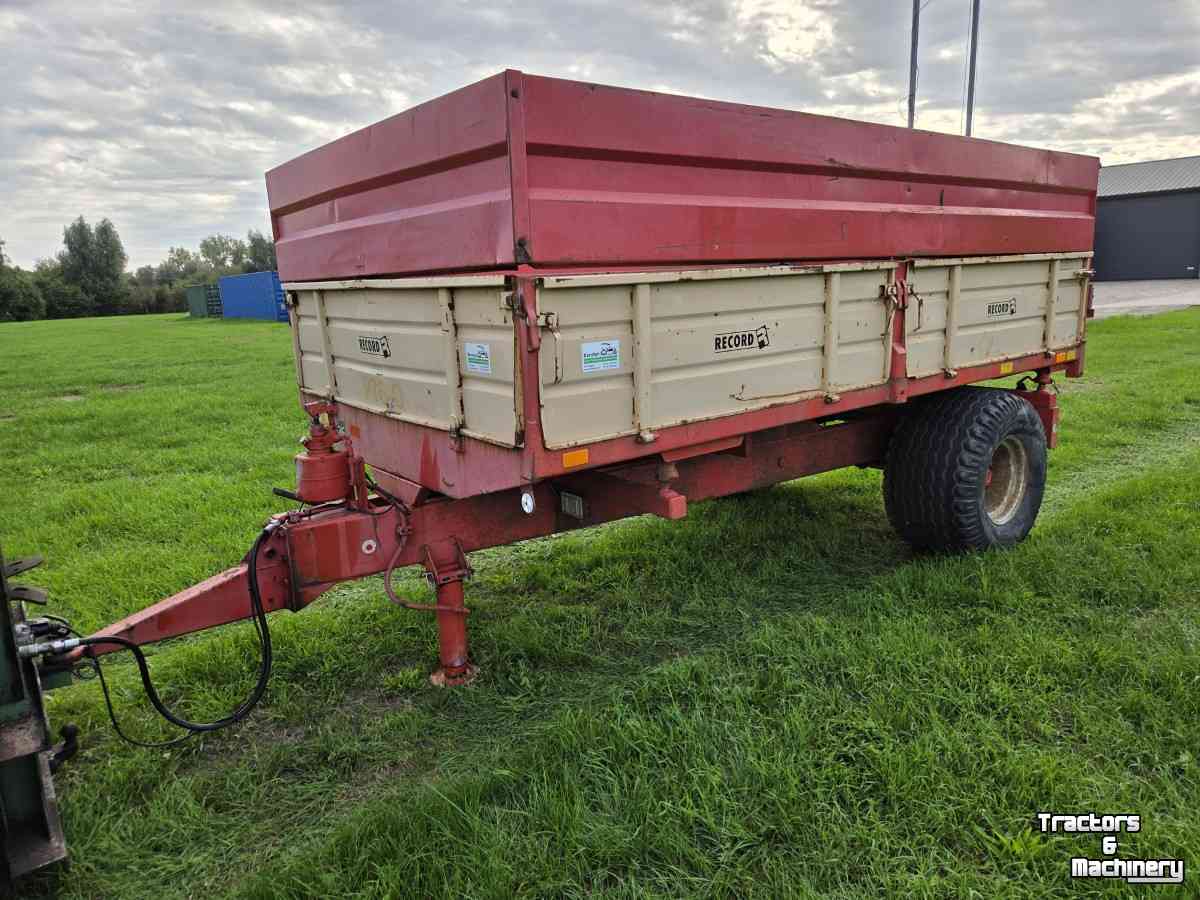 Kipper / Kiepwagen / Landbouwkipper Record Record SP 60 3 zijdige kipper 6 ton