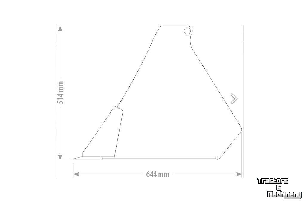 Voorladerbak Qmac GRONDBAK MINI 140 CM