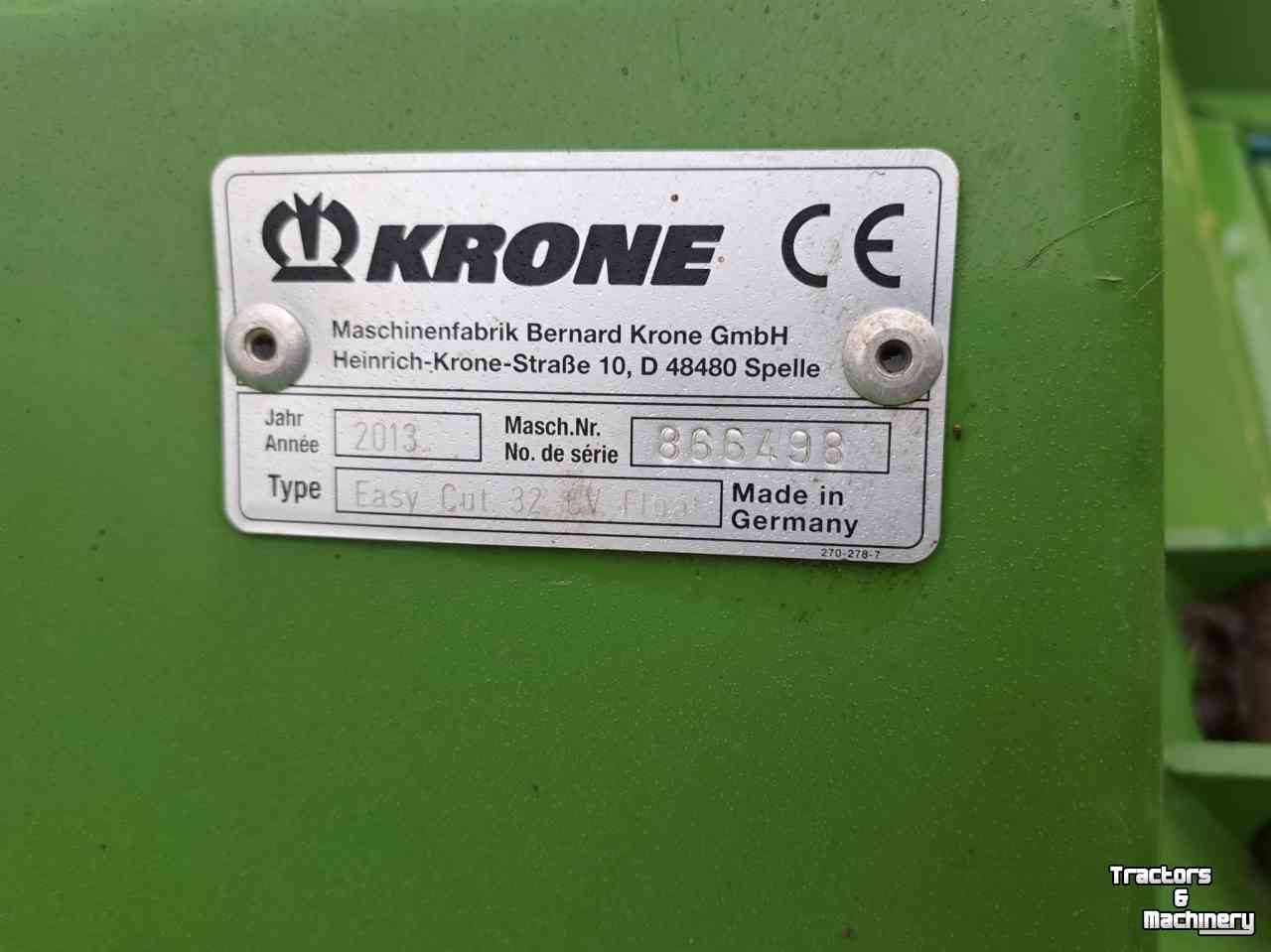 Maaier Krone Krone easy cut 320