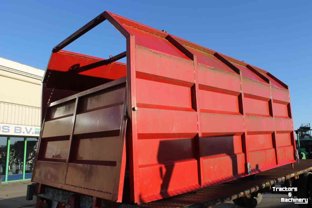 Houtsnipperwagen / Snipperkipper VGM Houtsnipperopbouw voor VGM Whitney ZK10 kipper kipwagen
