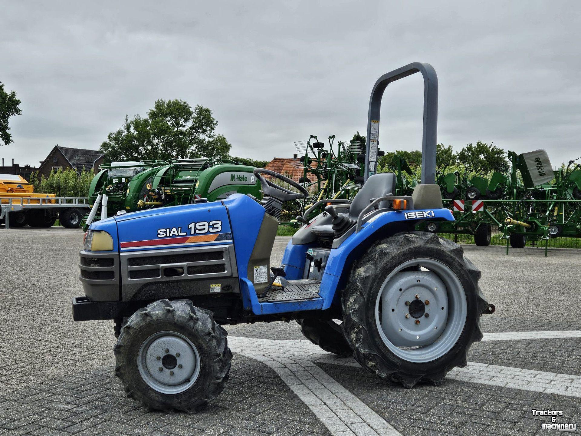 Smalspoor tractor Iseki SIAL 1932306+548/456+ compact tractor