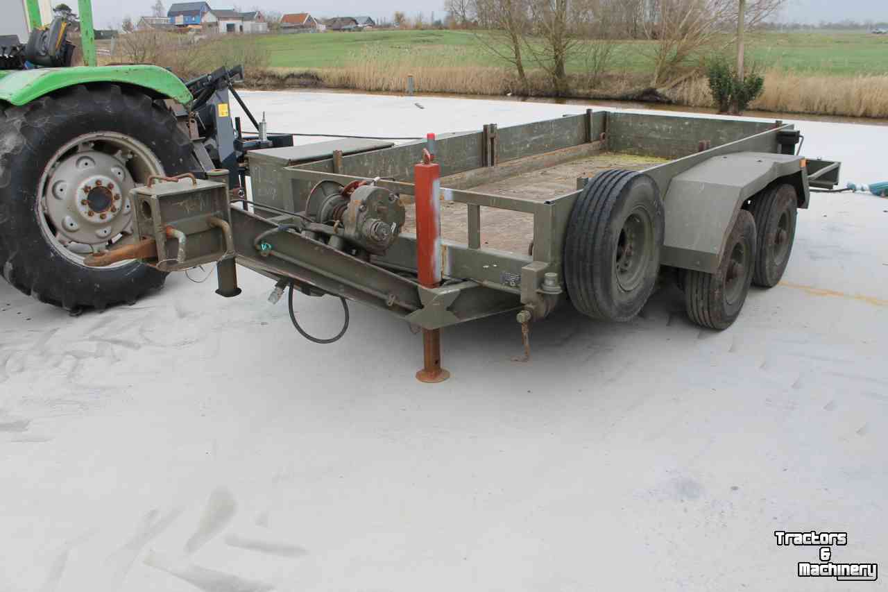Dieplader / Aanhanger Spijkstaal VHT45KN oprijwagen dieplader aanhanger transporter transportkar