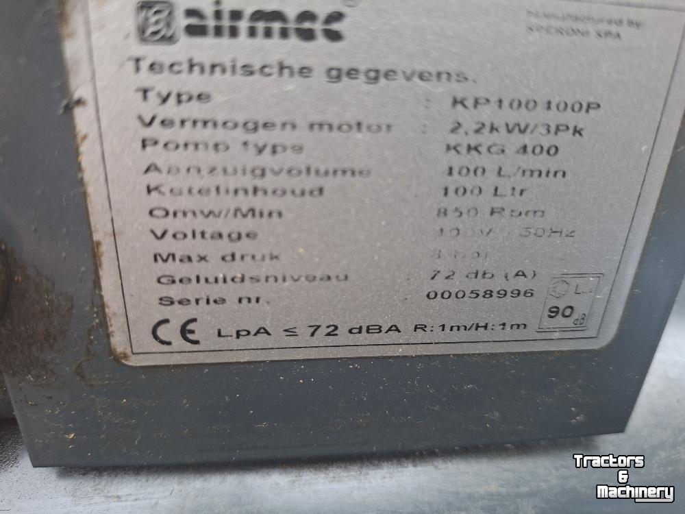 Mobiele compressor  COMPRESSOR  KP100
