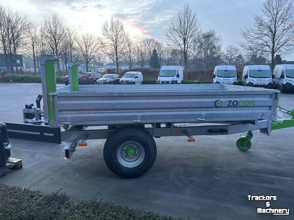 Gronddumper / Zandkipper / Grondverzetkipwagen / Dumper Zocon KIPPER ZO45 met oplooprem